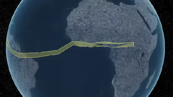 Incorrect CesiumJS triangulation of a polygon that wraps around the world