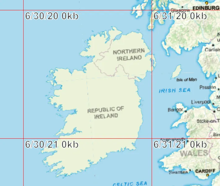 Source-tile boundaries hidden